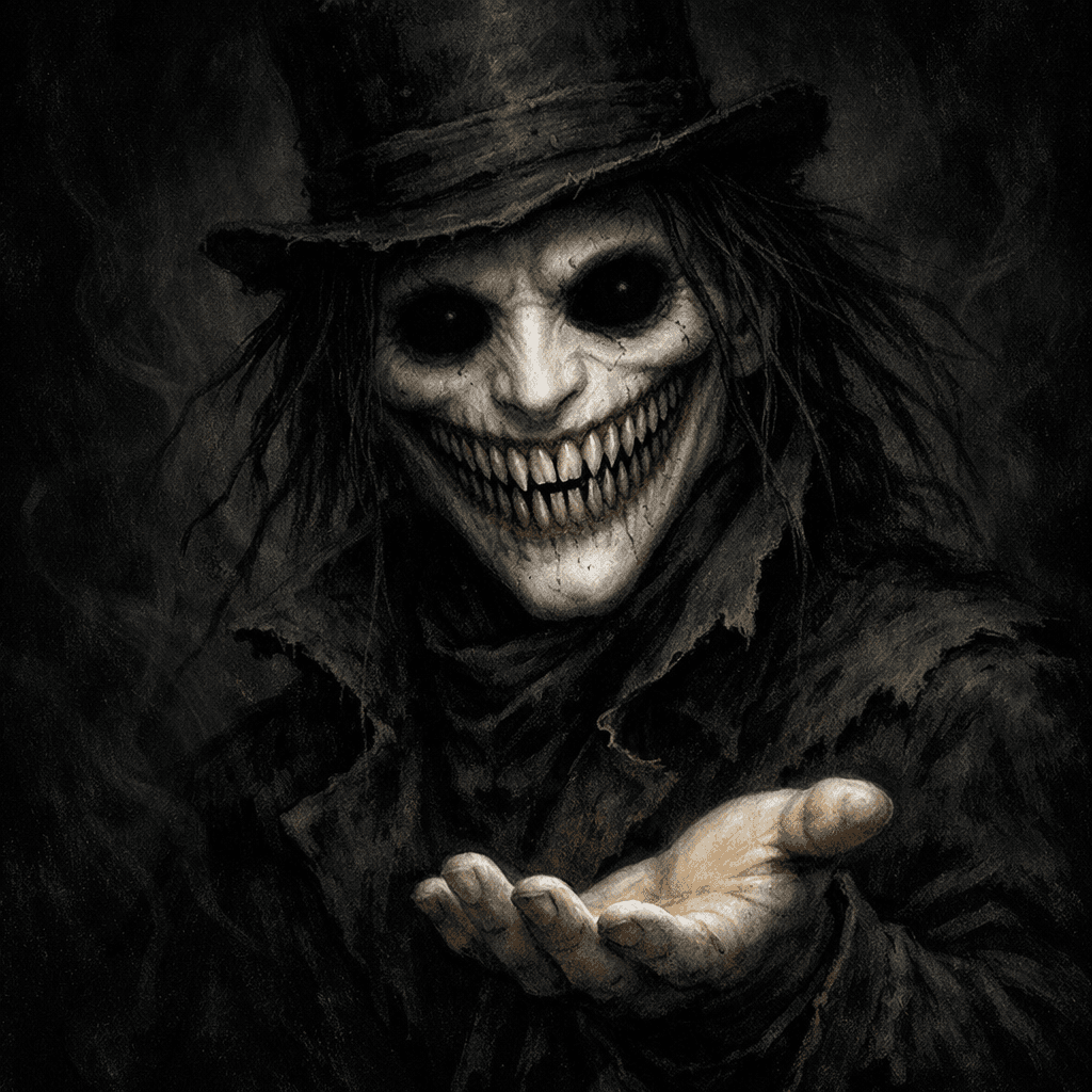 Grimshaw the Collector of Coins extends his hand